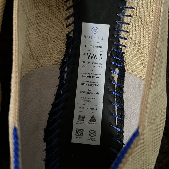 Rothy's Textile Tan Giraffe The Loafer Flat Comfort - Picture 13 of 13